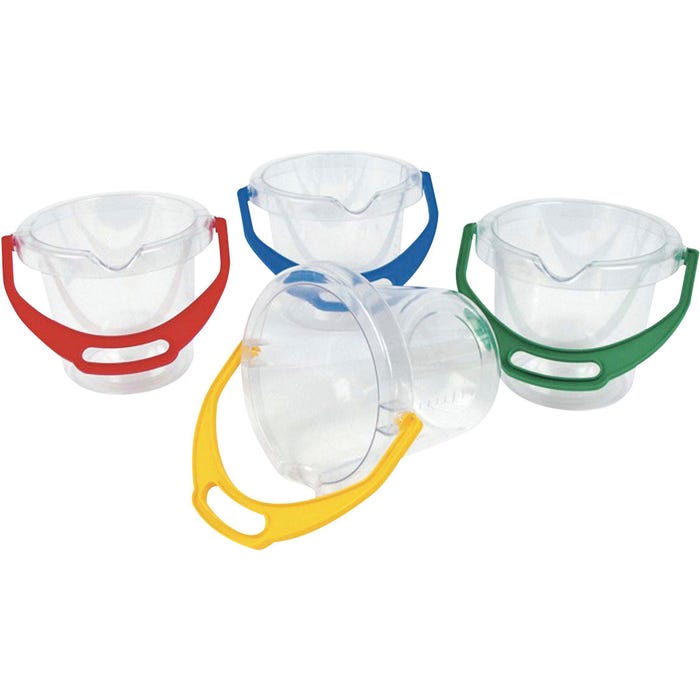 Dantoy Transparent Bucket, 5 Inches, 1 Liter