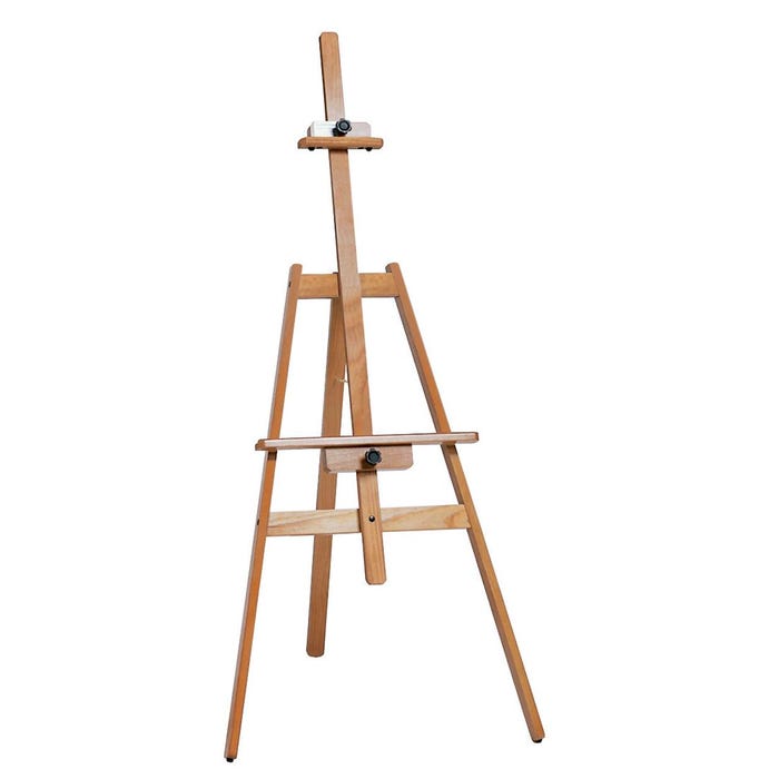 Jack Richeson Lyptus Navajo Easel, 58 in H X 27-1/2 in W X 22 in D, Hardwood