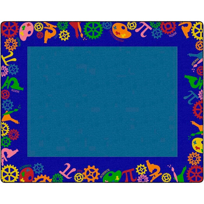 Childcraft STEAM Carpet for Classrooms, Rectangle