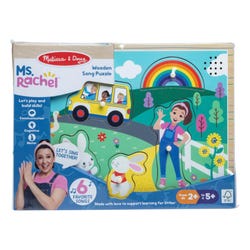 Melissa & Doug Ms. Rachel Wooden Song Puzzle, 6 Pieces 2151131