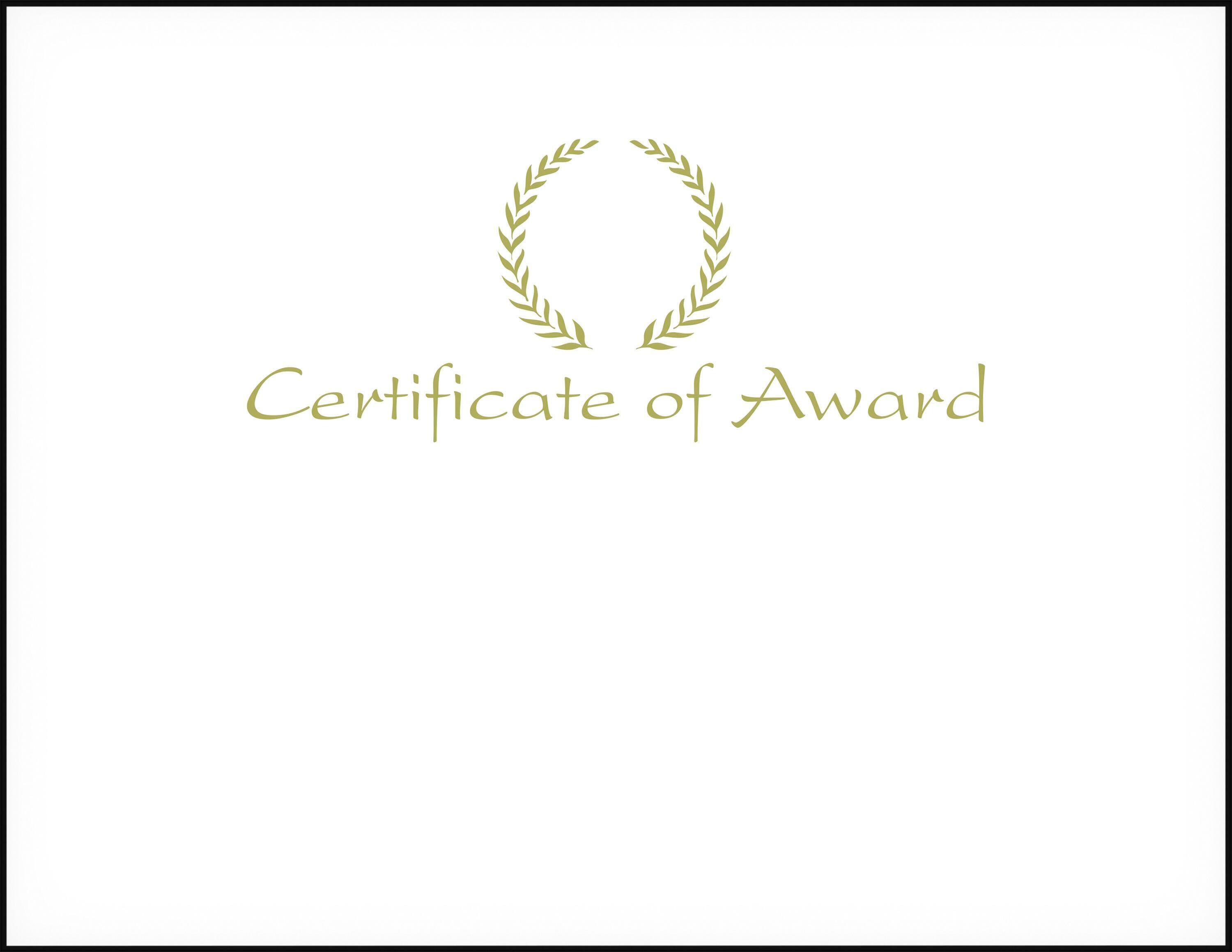 Achieve It! Certificate of Award Embossed Award, 11 x 8-1/2 inches, Gold Foil, Pack of 25 2104381