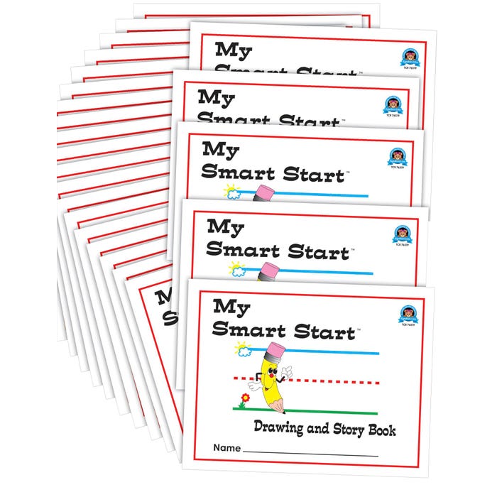 Teacher Created Resources Smart Start Drawing & Story Book K-1 Journals, Class Pack of 24