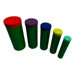 Ultra Play Tuned Drums, Rainbow Caps, surface Mount, Item Number 2038866