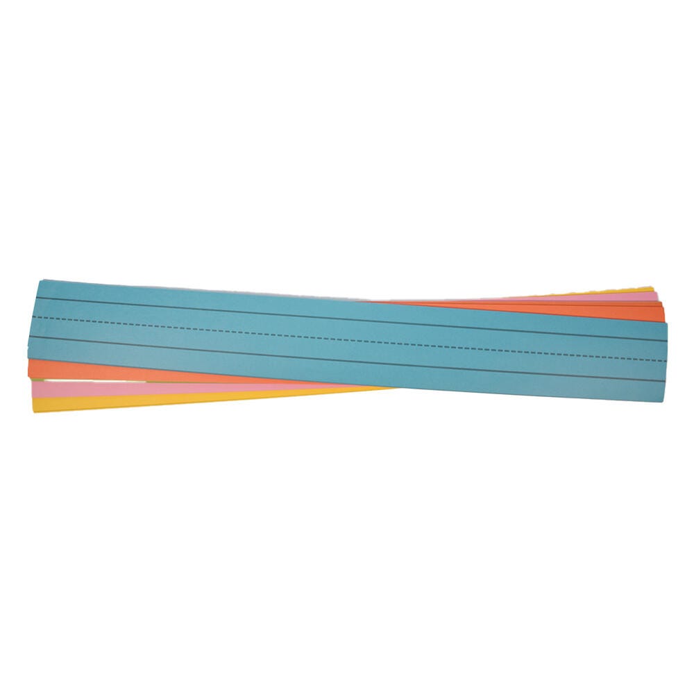 School Smart Sentence Strips, 3 x 24 Inches, Rainbow Assorted Colors, 43 lb, Pack of 100 006465