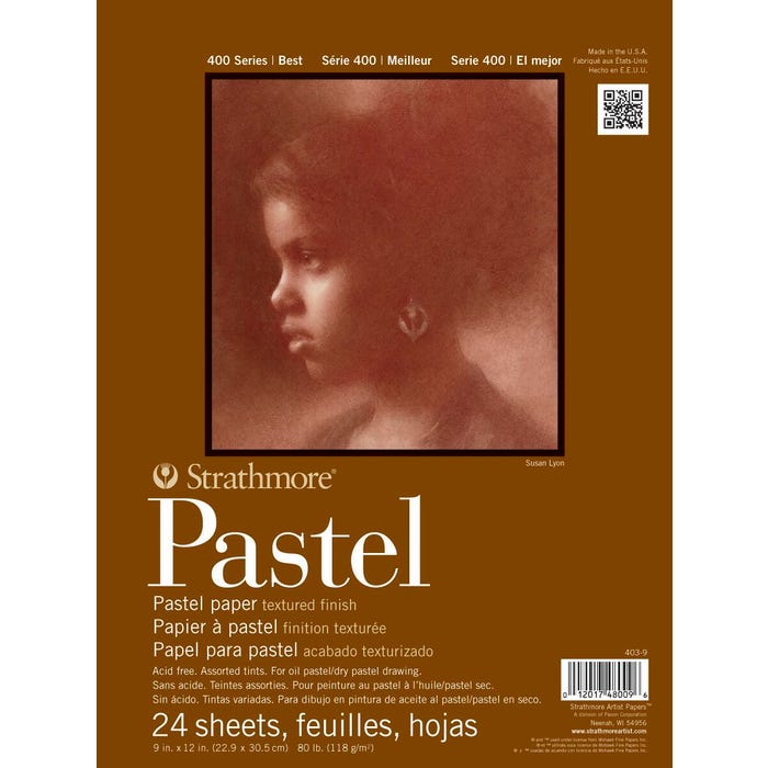 Strathmore 400 Series Pastel Pad, 11 x 14 Inches, 80 lb, 24 Sheets