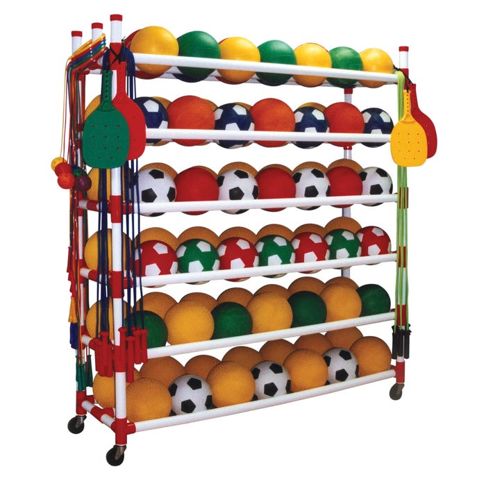 Duracart Ultimate Ballmaster Cart, 64 x 19 x 72 Inches