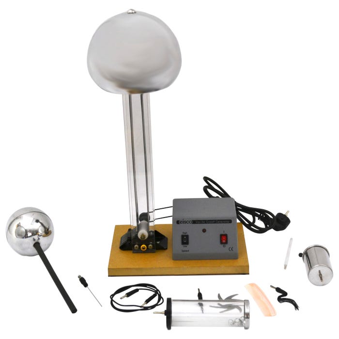 EISCO Van De Graaff Generator, Motor Driven220/240V, 50/60Hz