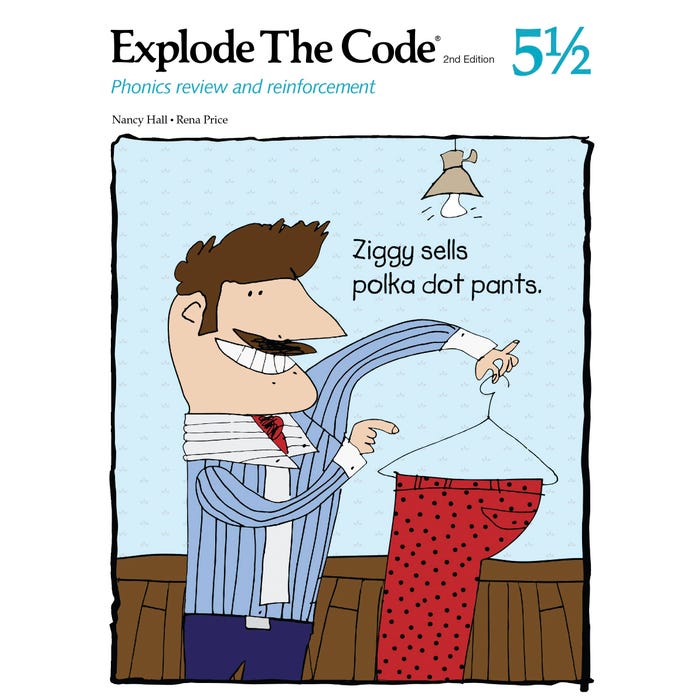 Explode The Code Book 5-1/2, Literacy & Phonics, 2nd Edition