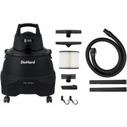 DieHard Vacuum, Wet/Dry, 9 Gallon, 5-1/2 Horsepower 2146047