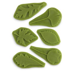 Nasco Leaf Stamp, Green, Set of 6