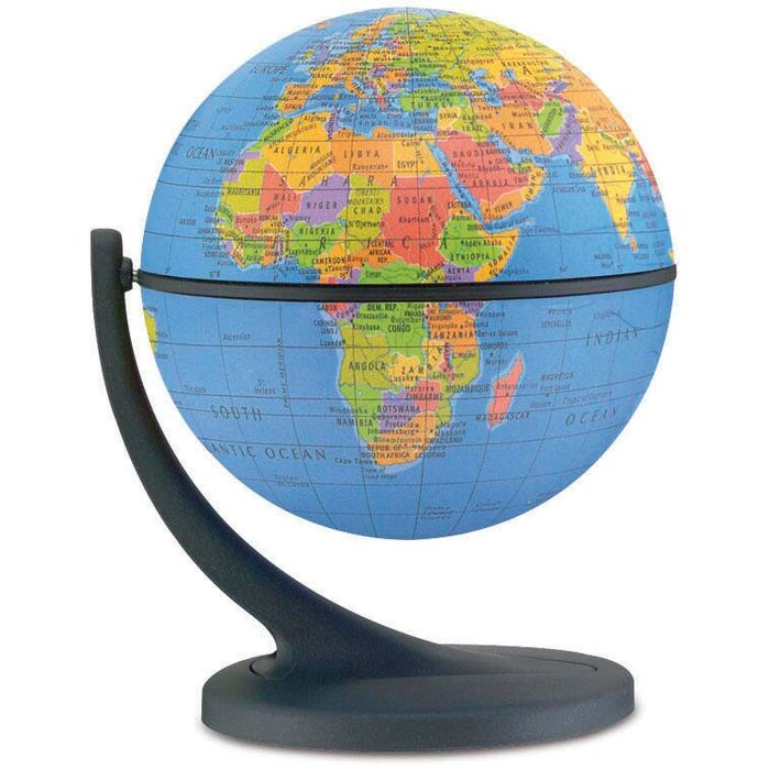 Replogle Wonderglobe Political Mini Globe, 4-1/4 Inches