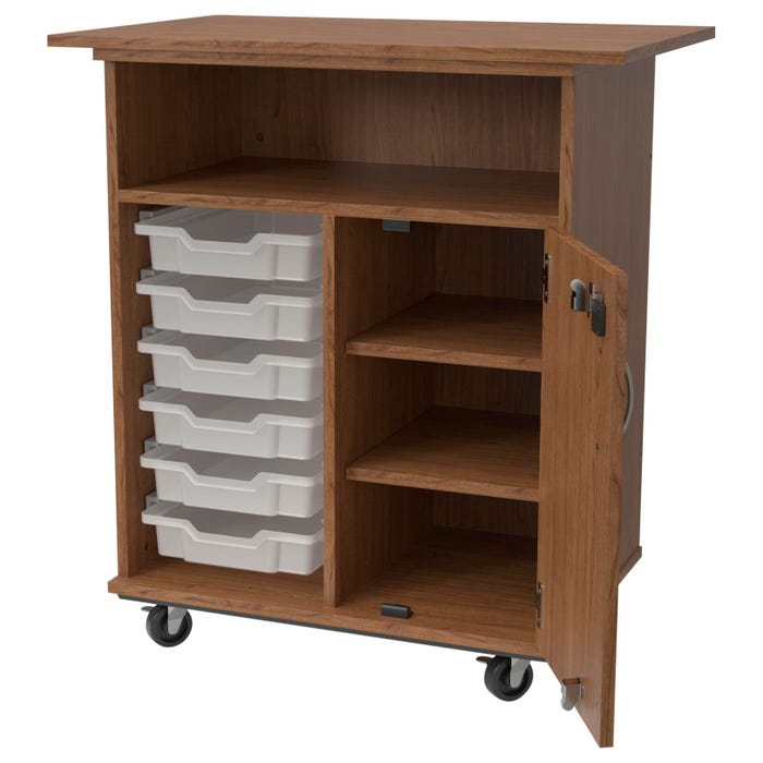 Classroom Select Expanse Series Mobile Presentation Cart, 36 x 24 x 40 Inches