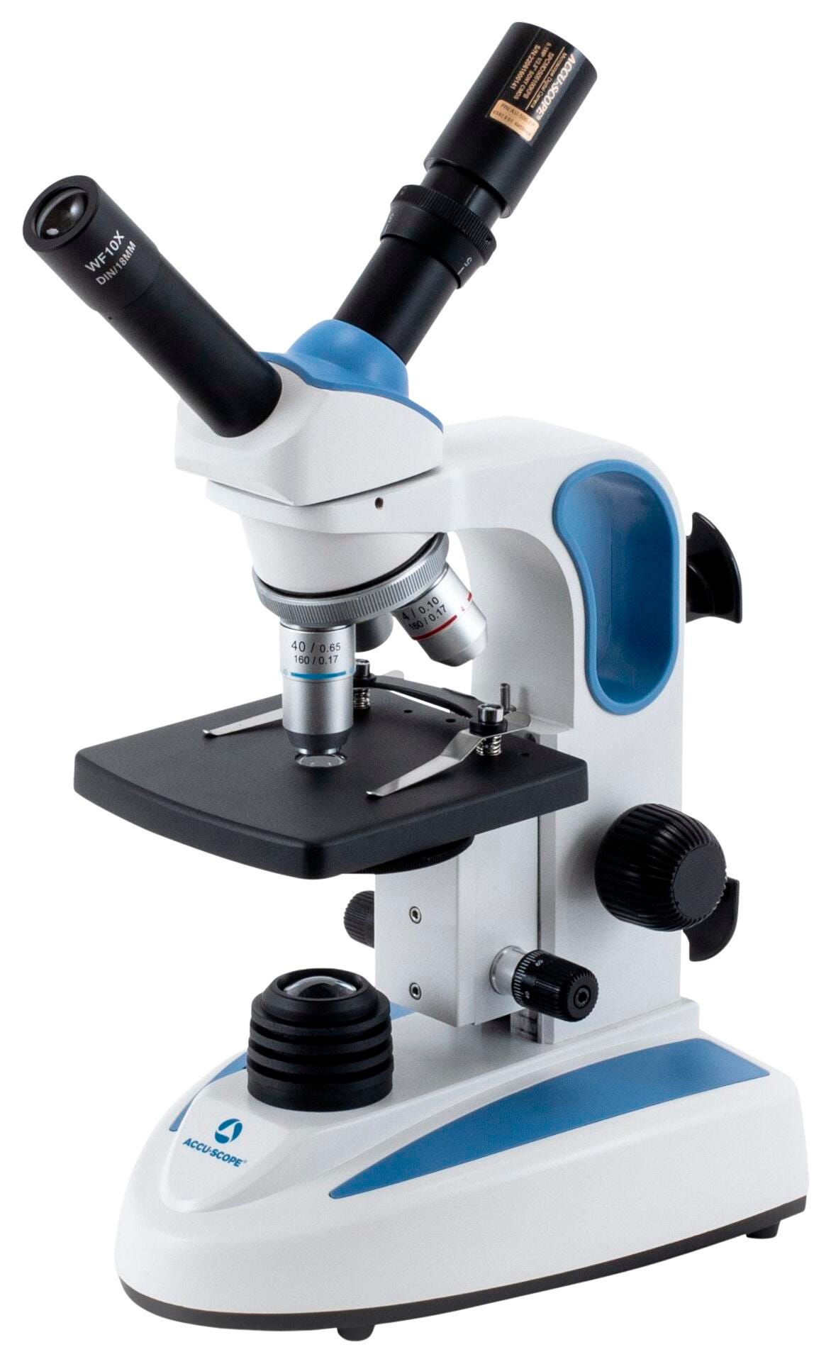 Digital Microscope with Dual Inclined Teaching Head, 5MP Eyepiece Camera 2123465