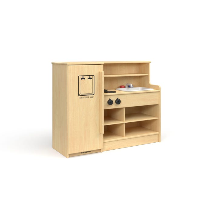 Childcraft Toddler Kitchen Center, 35-3/4 x 13-1/4 x 30 Inches