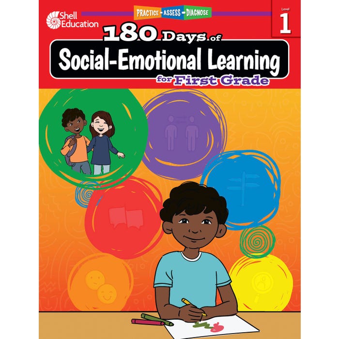 Shell Education 180 Days of Social-Emotional Learning for First Grade