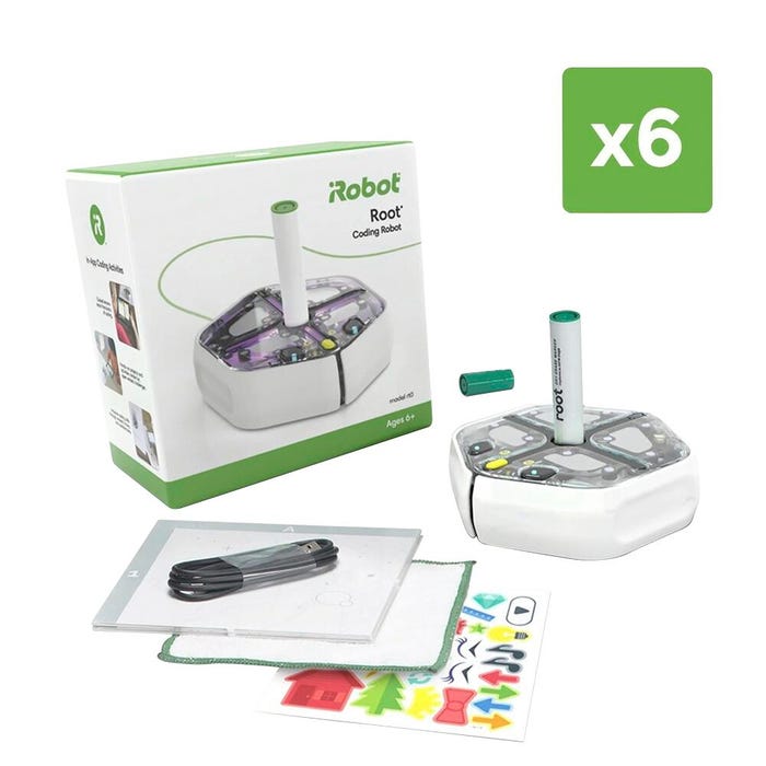 iRobot Root Lite Classroom Pack, Set of 6 Robots