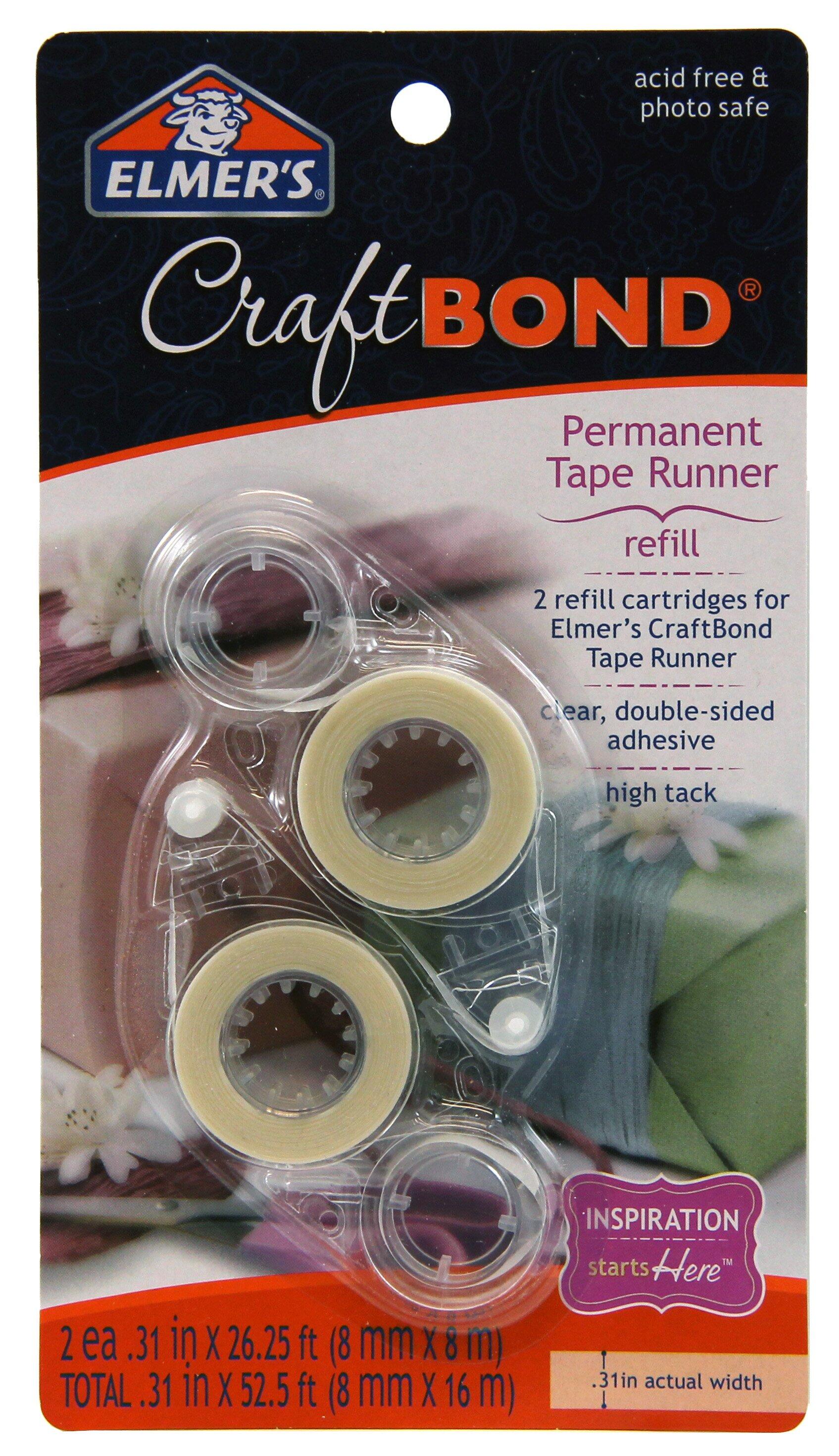 Image for Elmer's CraftBond Tape Runner Refill Pack, 1/3 Inches x 26-1/4 Feet, 2 Count from School Specialty