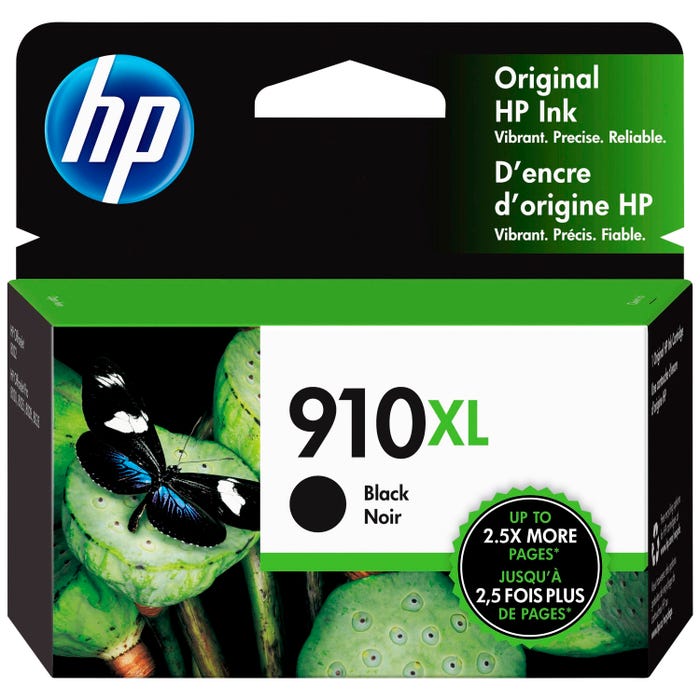 HP 910XL Ink Cartridge, 3YL65AN, Black