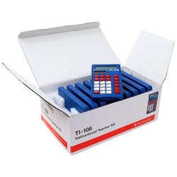 Texas Instruments TI-108 Solar Power Calculator, Set of 10 064056