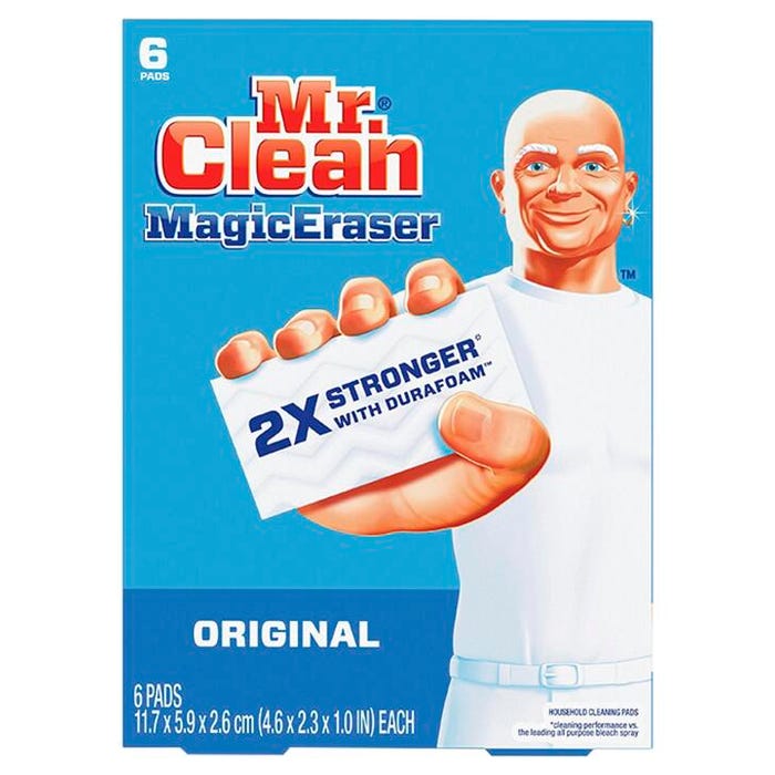 Mr. Clean Original Magic Eraser Cleaning Pads, Pack of 6