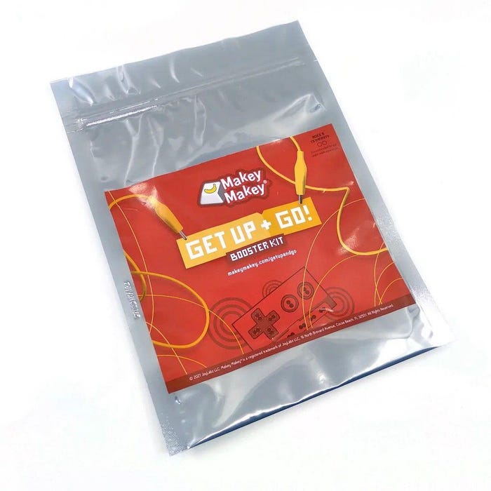 Makey Makey Get Up and Go Booster Kit, 22 Pieces