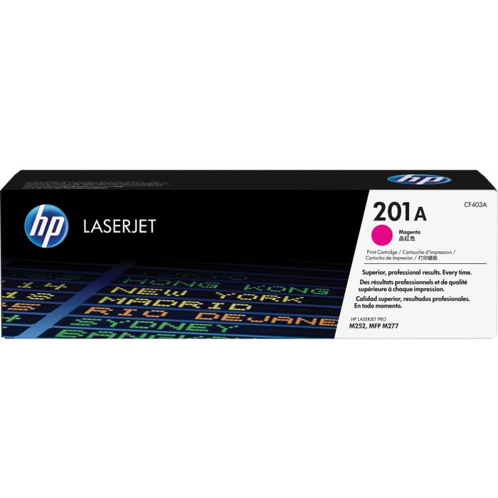 HP 201A Ink Cartridge, CF403A, Magenta