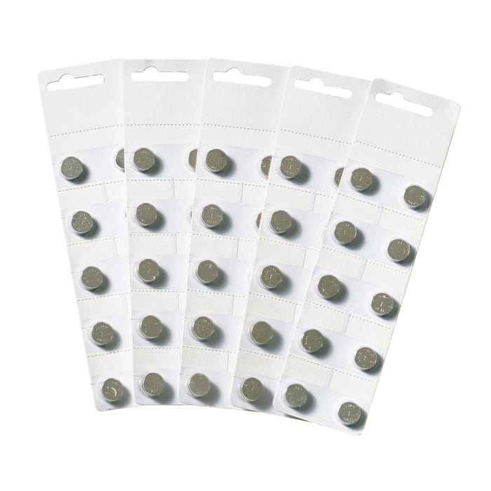 School Specialty Accusplit LR43 Replacement Batteries, Pack of 50