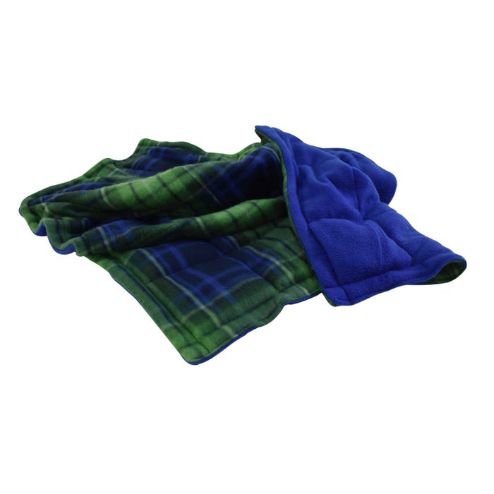 Abilitations Weighted Blanket, Large, 11 Pounds, Plaid