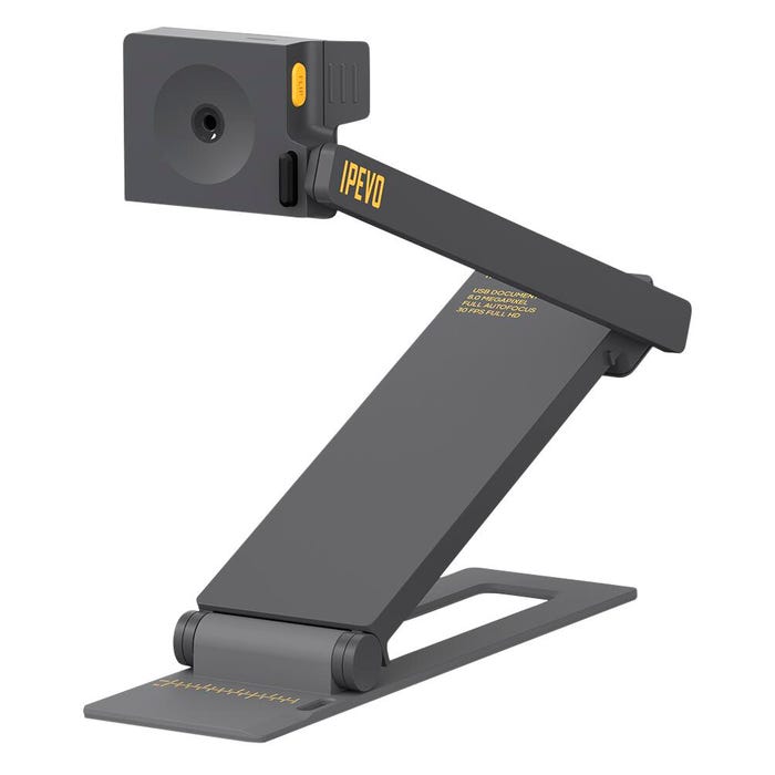 IPEVO DO-CAM USB Document Camera, 8 MegaPixels, Graphite Gray