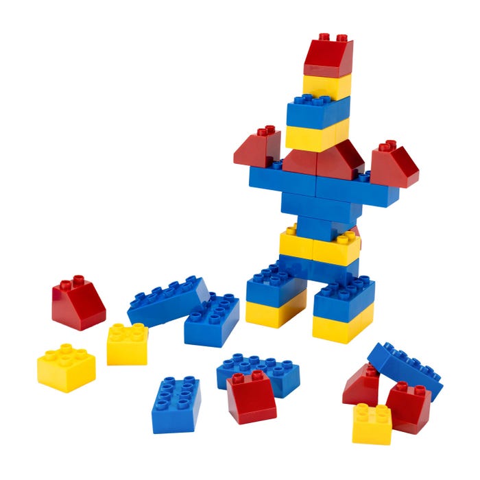 Childcraft Preschool-Size Building Bricks, Plastic, Set of 300