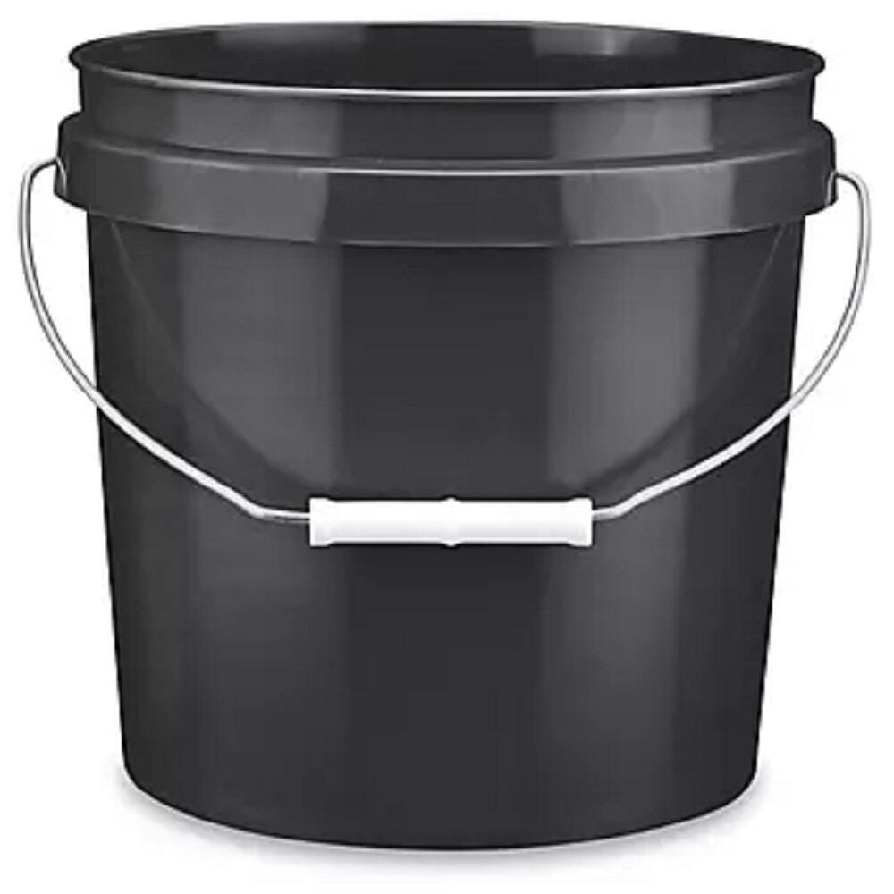 Image for Plastic Pail, 5 Gallon, Assorted Colors, Black/White from School Specialty