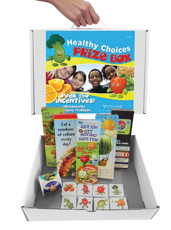 Image for Visualz Healthy Choices Prize Box, 900 Pieces from School Specialty