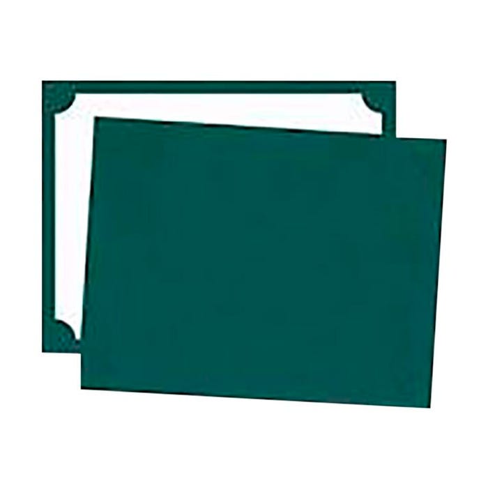 Achieve It! Blank Award Covers, Linen, Green, Pack of 25