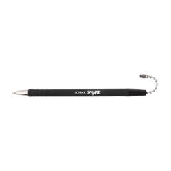 School Smart Counter Pen Refill, Medium Tip, Black Ink/Barrel 1599846