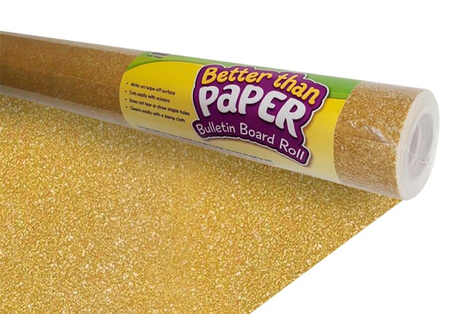 Teacher Created Resources Better Than Paper Bulletin Board Roll, Gold 2005584