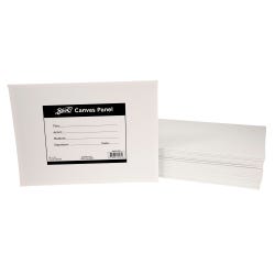 Sax Genuine Canvas Panels, 18 x 24 Inches, White, Pack of 36 2105334