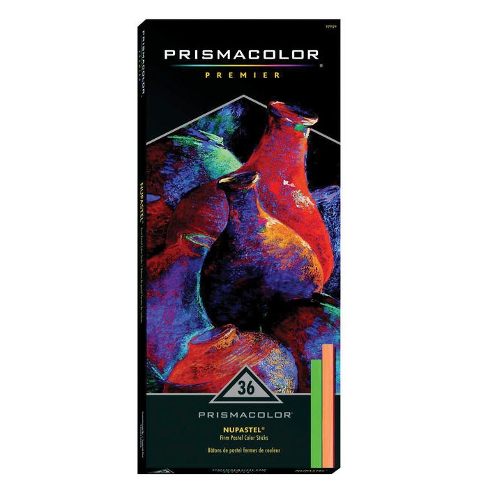 Prismacolor Premier NuPastel Color Sticks, Assorted Colors, Set of 36