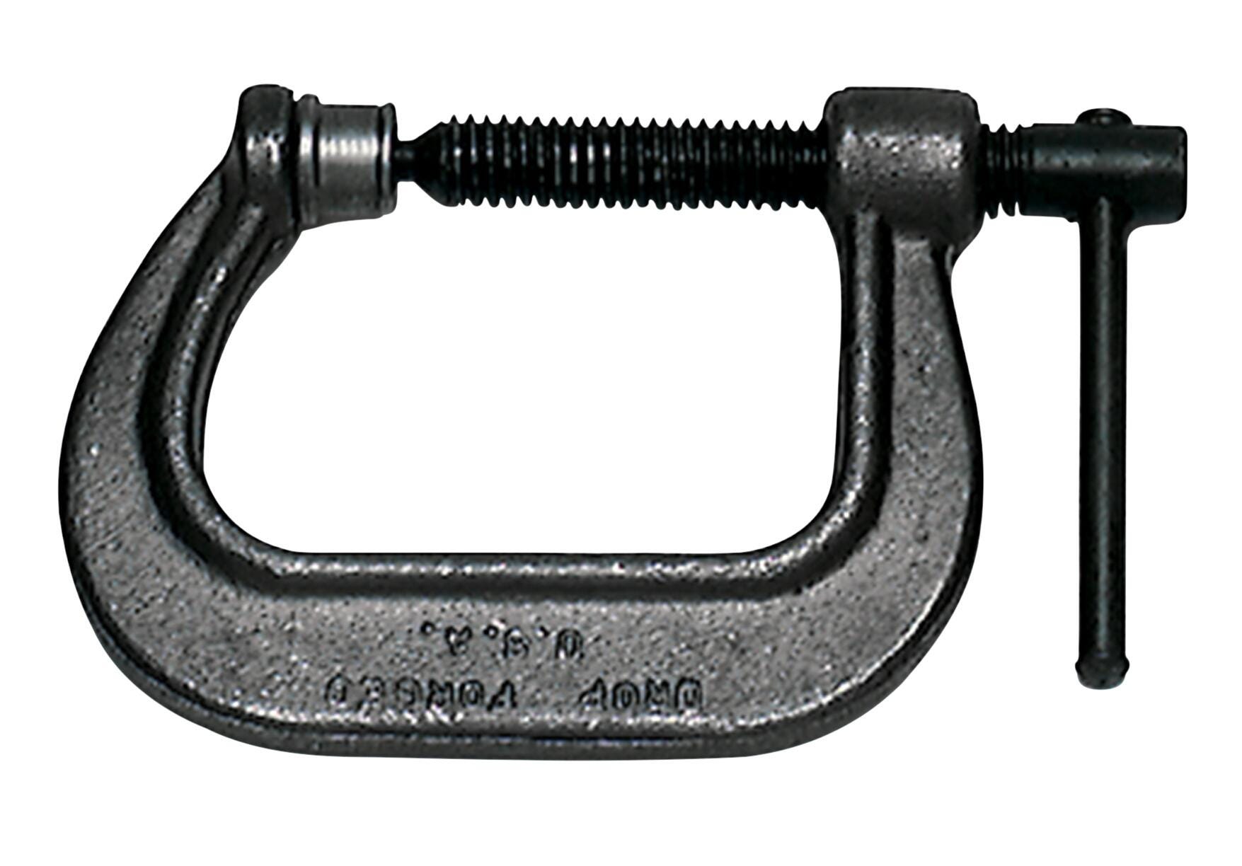 Wilton 400 C-Clamp, 3-5/8 inch Throat Depth, 6 Inch Jaw Opening, Steel Frame