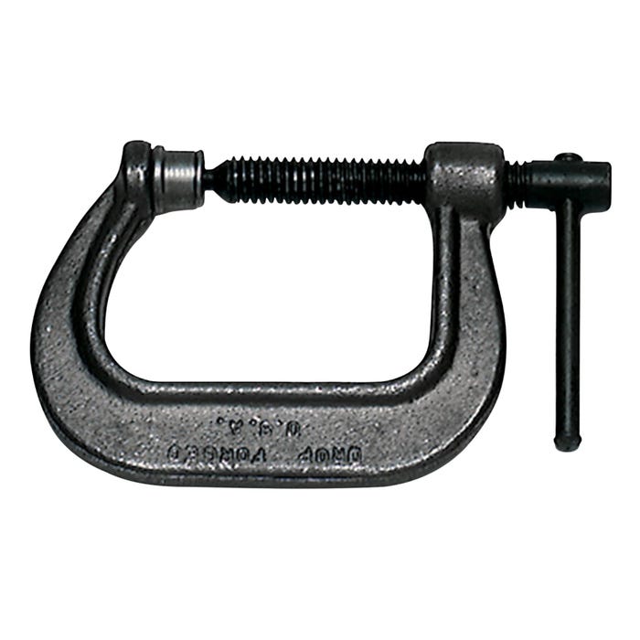Wilton 400 C-Clamp, 3-5/8 inch Throat Depth, 6 Inch Jaw Opening, Steel Frame
