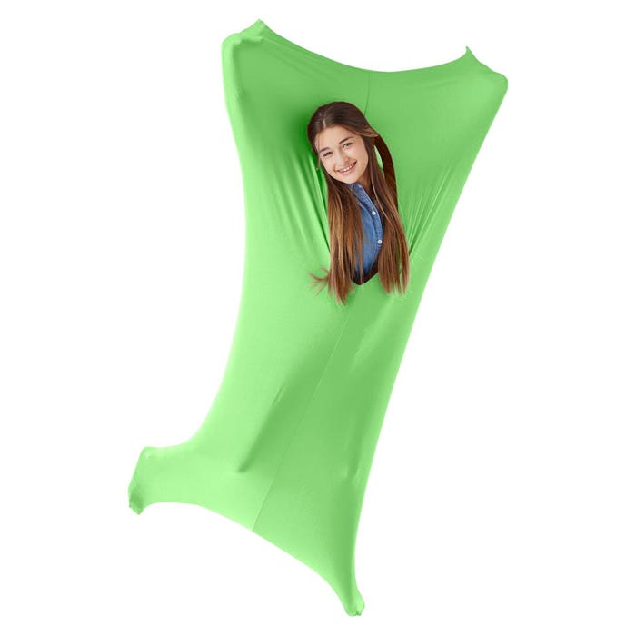 Abilitations Body Pod, Tall, Lycra, Green