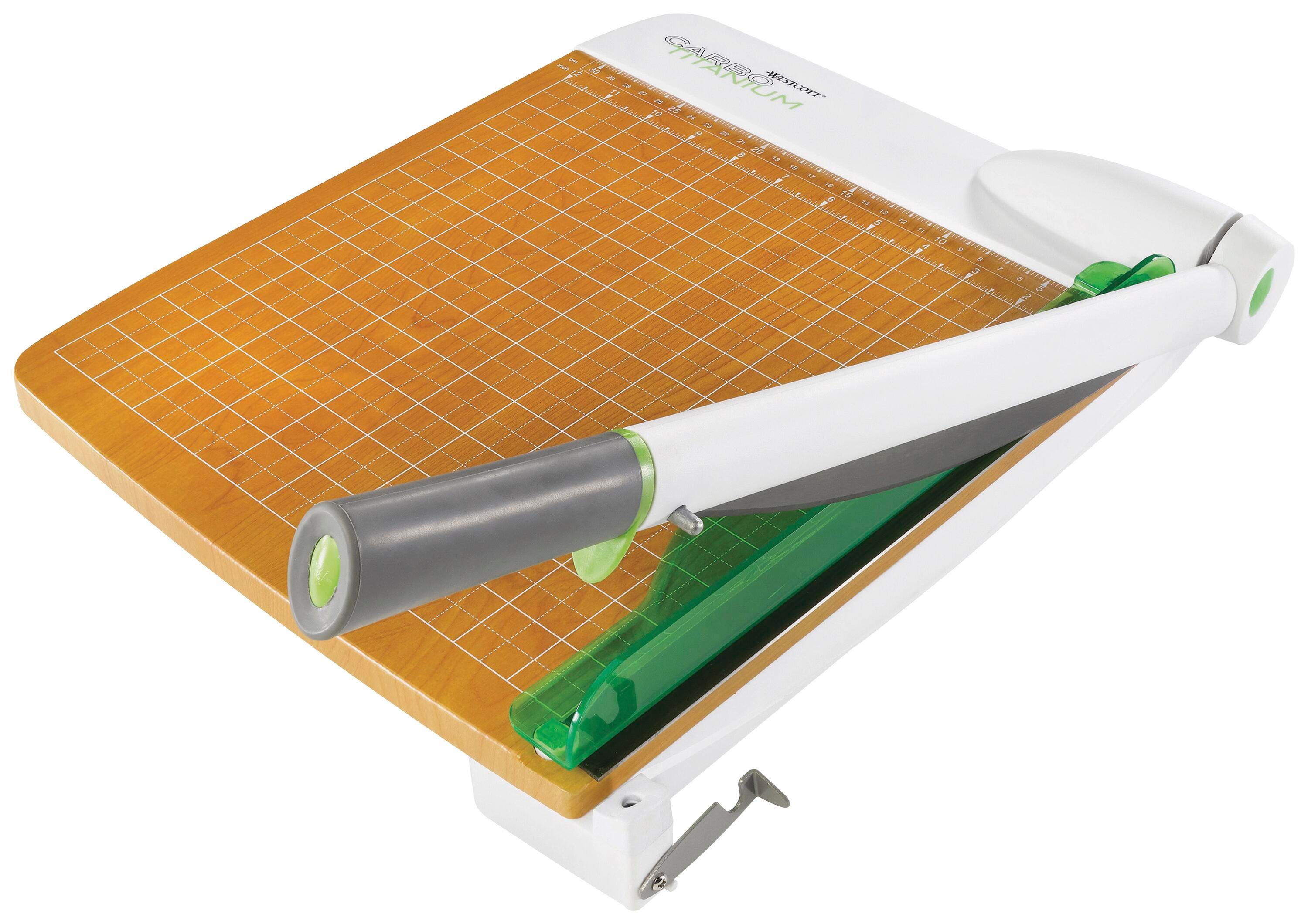 Westcott CarboTitanium Guillotine Paper Trimmer, 15 Inch Cut, Item Number 1594988
