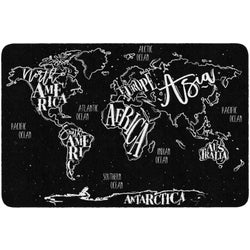 Flagship Carpets Modern World Map Carpet, Rectangle 4002307