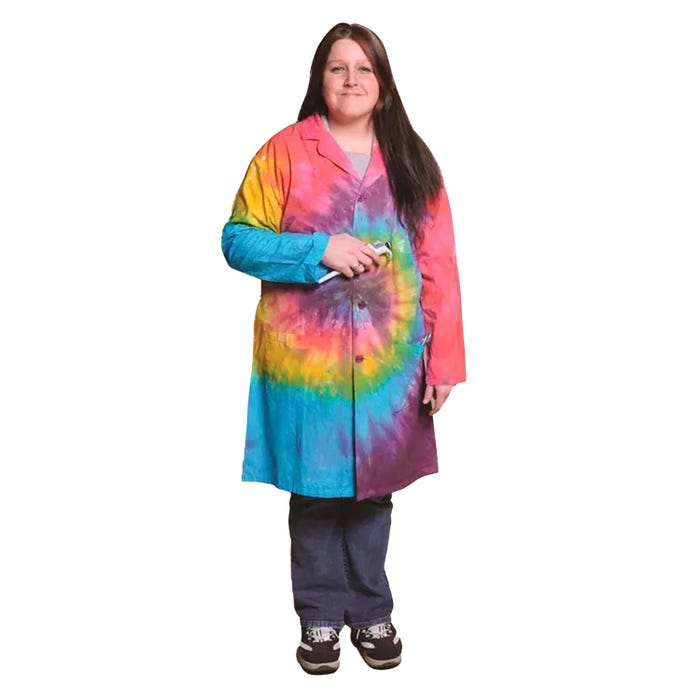 United Scientific Tie-Dyed Laboratory Coat, Small
