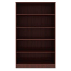 Image for Lorell Laminate 5 Shelf Bookcase, 36 x 12 x 60 Inches, Mahogany from School Specialty