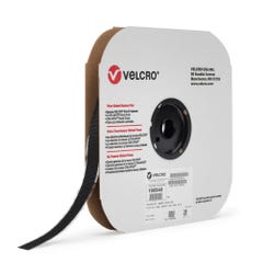 VELCRO Brand Sticky Back Tape Roll, 3/4 Inch x 75 Feet, Black, Hook Side Only 2129001