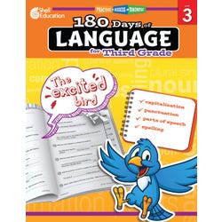 Shell Education 180 Days of Language for Third Grade
