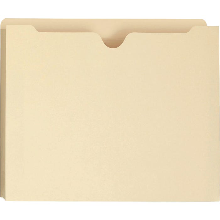 Smead Reinforced File Jacket, Letter Size, 2 Inch Expansion, Manila, Pack of 50