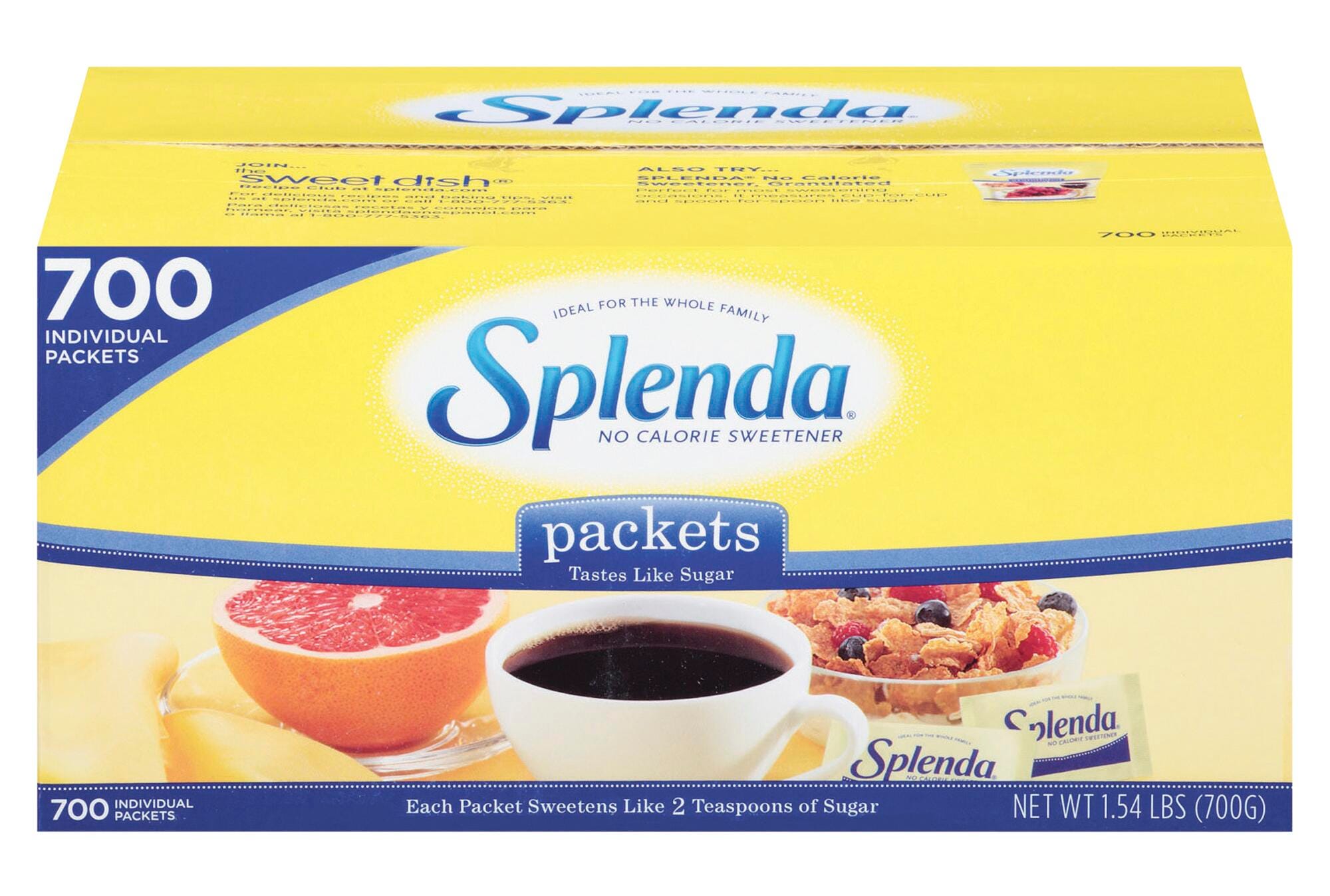 Splenda Single-serve Sweetener Packets -- Splenda Sugar Substitute Packets, Item Number 2007237