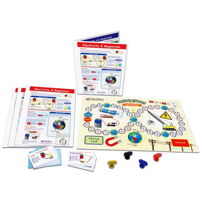 NewPath Learning Electricity & Magnetism Learning Center Game, Grades 3 to 5