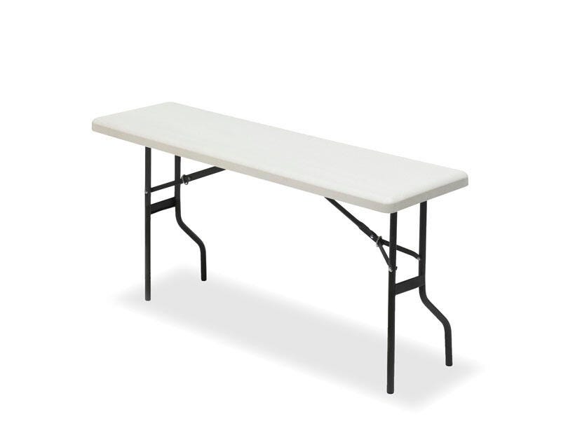 Iceberg, Indestructible Classic Training Folding Table, Rectangle, Black Frame 4002661